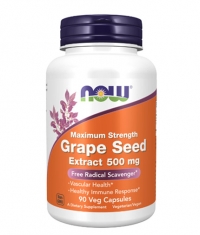 NOW Grape Seed Extract, Maximum Strength 500 mg / 90 Vcaps