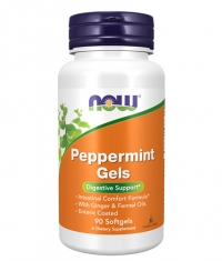 NOW Peppermint Gels / 90 Softgels