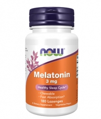 NOW Melatonin 3 mg / 180 Lozenges