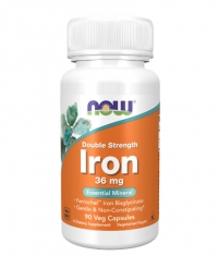 NOW Iron Double Strength 36 mg / 90 Vcaps