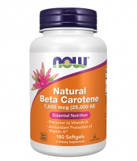 NOW Beta Carotene Natural 25.000 IU / 180 Softgels