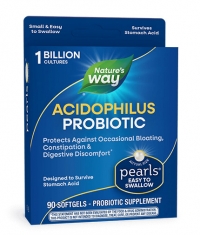 NATURES WAY Pearls Probiotic / 1 billion active probiotics / 90 Softgels