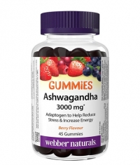 WEBBER NATURALS Ashwagandha 200 mg / 45 Gummies