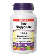 WEBBER NATURALS Zinc Bisglycinate 50 mg / 140 Vcaps