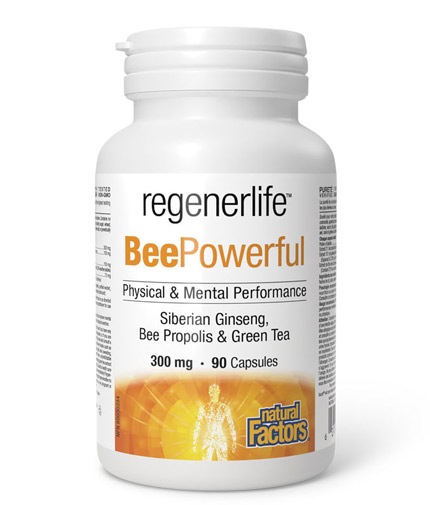 NATURAL FACTORS RegenerLife BeePowerful 300 mg / 90 Capsules