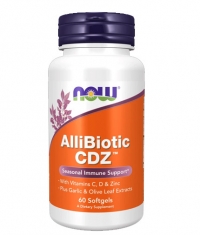 NOW AlliBiotic CDZ™ / Seasonal Immune Support / 60 Caps