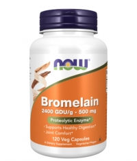 NOW Bromelain 2400 GDU 500 mg / 120 Vcaps