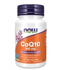 NOW CoQ10 with Hawthorn Berry  100mg. / 30 VCaps.